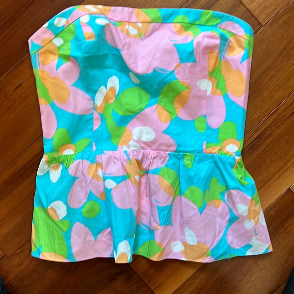 Women's Strapless Lilly Pulitzer Top - Size 8